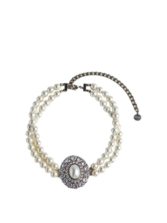 26FW 셀프 포트레이트 팔찌 649NPEARL SILVER