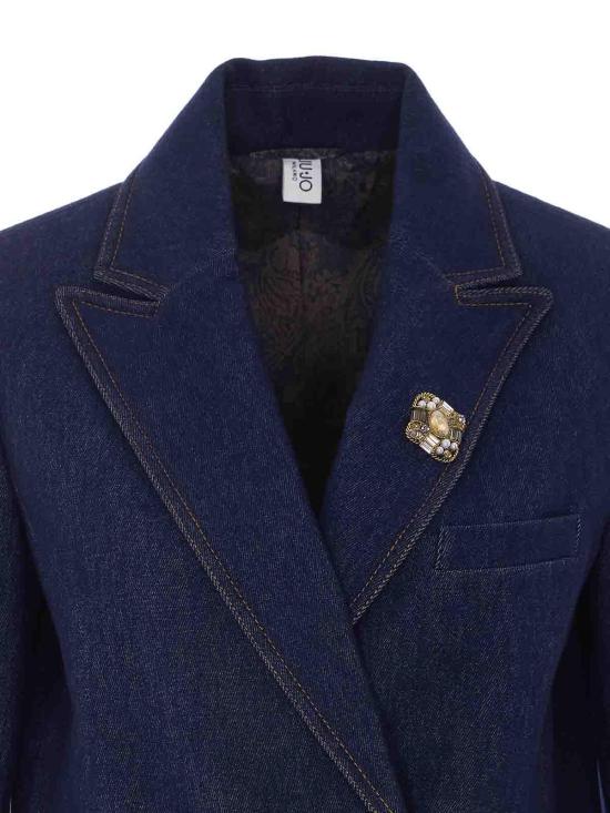 26FW 리우조 자켓 UF6079D036877000 BLUE - LIU JO