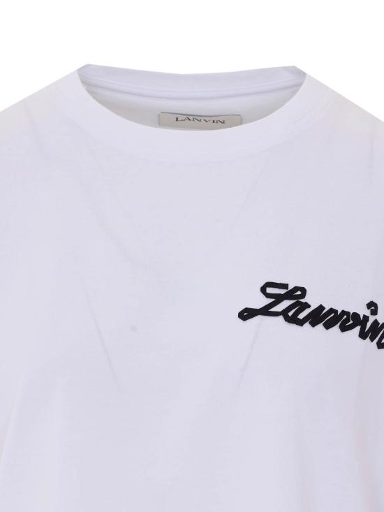 26FW 랑방 반팔 티셔츠 TS0012J31601 WHITE - LANVIN