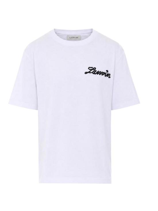 26FW 랑방 반팔 티셔츠 TS0012J31601 WHITE