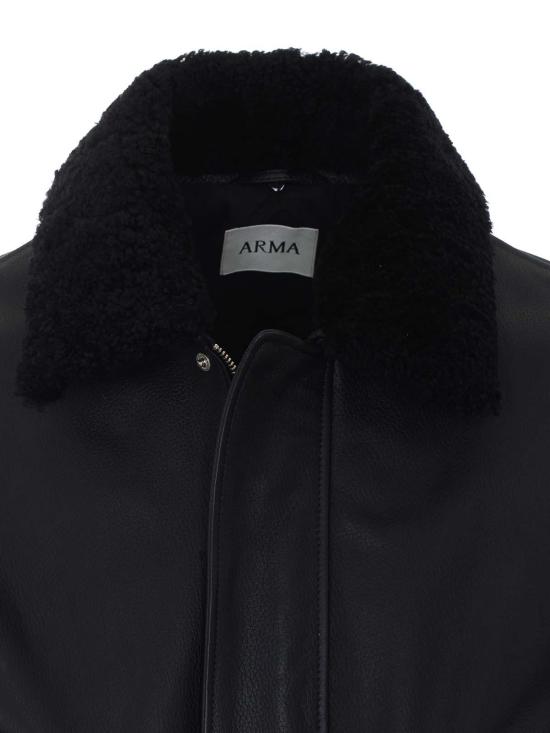 26FW 아르마 무스탕 024G26602405BLACK - ARMA