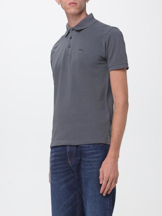 26FW 에트로 폴로 티셔츠 MRMD0005AU13I N0035 Grey - ETRO