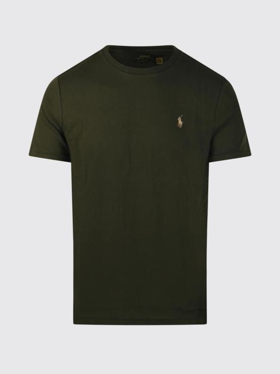 26FW 폴로 랄프로렌 포니로고 자수 반팔 티셔츠 710671438 540 Green - POLO RALPH LAUREN
