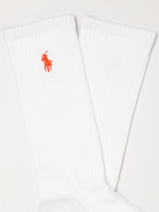 26FW 폴로 랄프로렌 양말 449P22326 001 White - POLO RALPH LAUREN