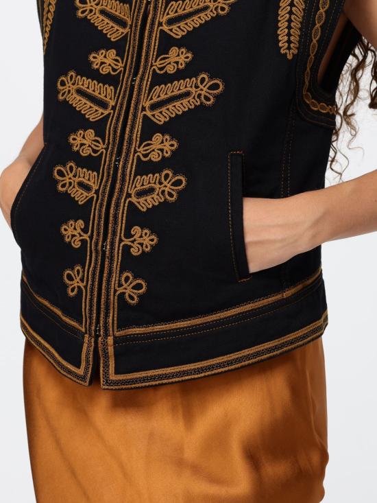 26FW 이자벨마랑에뚜왈 베스트 GI0090FAD3H07E 01BK Black - ISABEL MARANT ETOILE