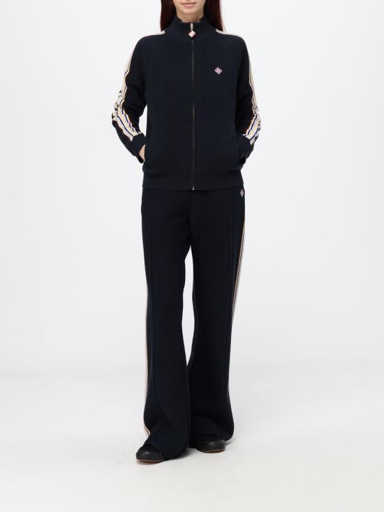 26FW 카사블랑카 스웨터 WAW26KW1510 01 Navy - CASABLANCA