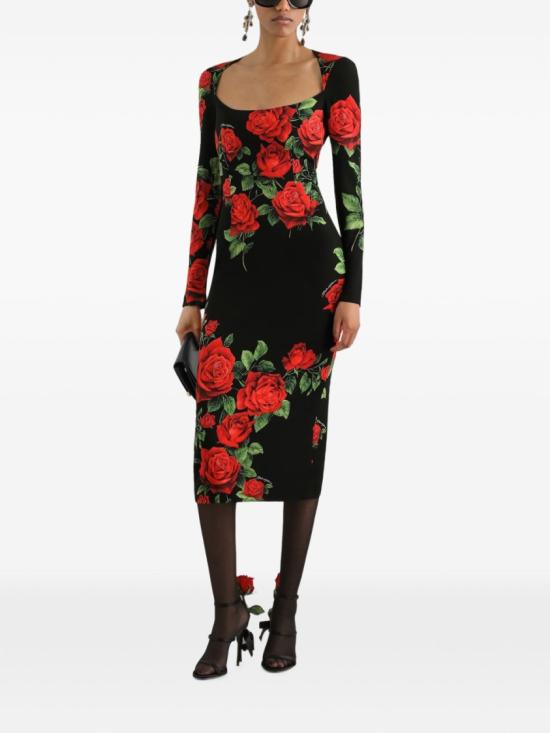 26FW 돌체앤가바나 원피스 F6AWBTFSA9RHN6EJ Black - DOLCE & GABBANA