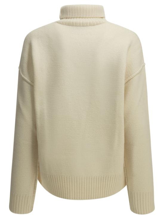 26FW 아미 ADC 터틀넥 스웨터 UKS839 018154 White - AMI