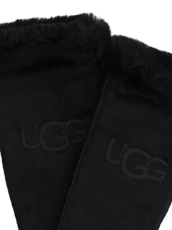 26FW 어그 셔링 자수 미튼 장갑 20932 BLK Black - UGG