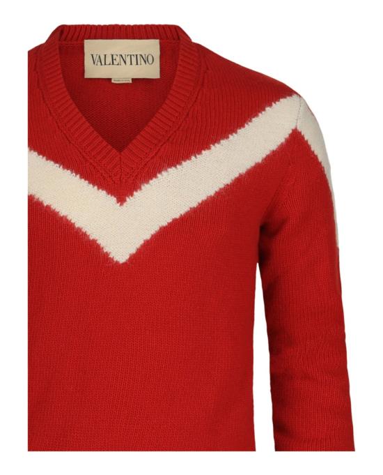  발렌티노 가라바니 니트웨어 7V0KC3 5QB5G BRT 92587 L Red - VALENTINO GARAVANI