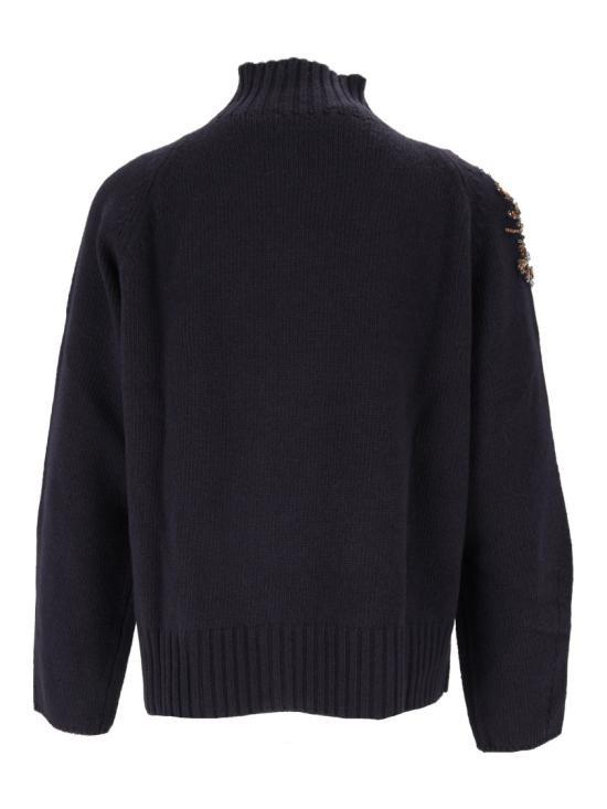 26FW 에르마노 설비노 니트웨어 D49EM041E87 Blue - ERMANNO SCERVINO