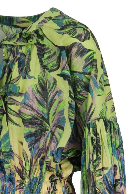  핑코 원피스 45222 85270 Green - PINKO