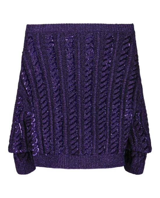  발렌티노 가라바니 니트웨어 2B3KC4 2Y7Q3 NB7 92589 L Purple - VALENTINO GARAVANI