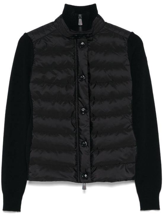 26FW 몽클레어 가디건 L20989B00011 A9462999 BLACK