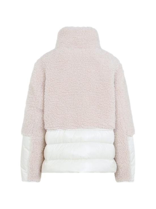 26FW 몽클레어 글로리우스 후드 테디 쇼트 다운 재킷 L20931A00217 89B1S060 WHITE - MONCLER