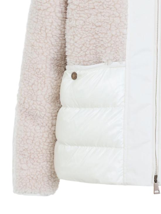 26FW 몽클레어 글로리우스 후드 테디 쇼트 다운 재킷 L20931A00217 89B1S060 WHITE - MONCLER