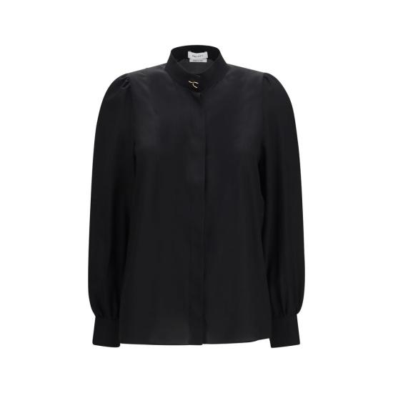 26FW 알렉산더 맥퀸 블라우스 AL872084QBADT1000BB BLACK