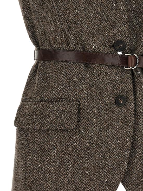 26FW 브루넬로 쿠치넬리 베스트 BR337639BM BROWN - BRUNELLO CUCINELLI