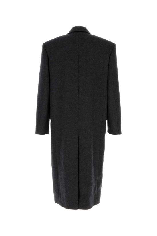 26FW 생로랑 코트 873406Y1O11 1140 ANTHRACITE - SAINT LAURENT