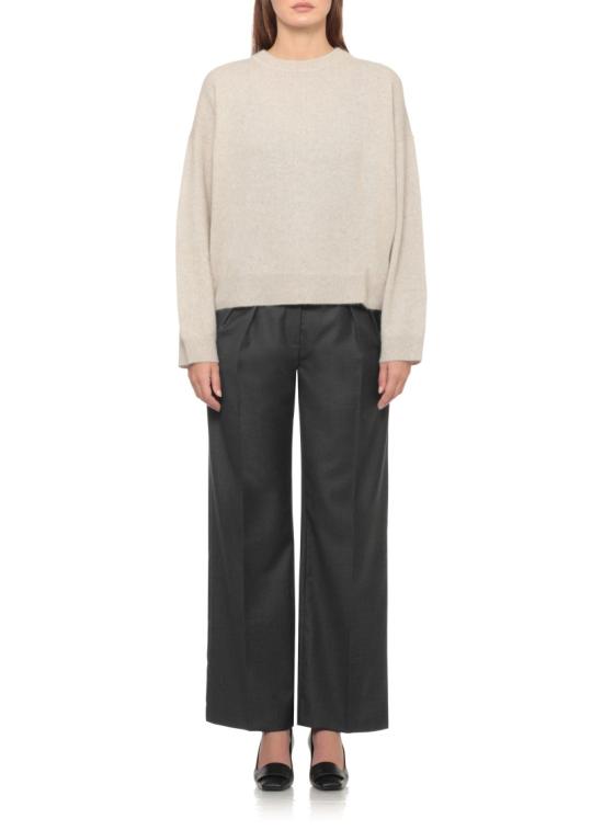 26FW 루루 드 세종 니트웨어 TRISTAN LDSSTONE MELANGE Grey - LOULOU DE SAISON