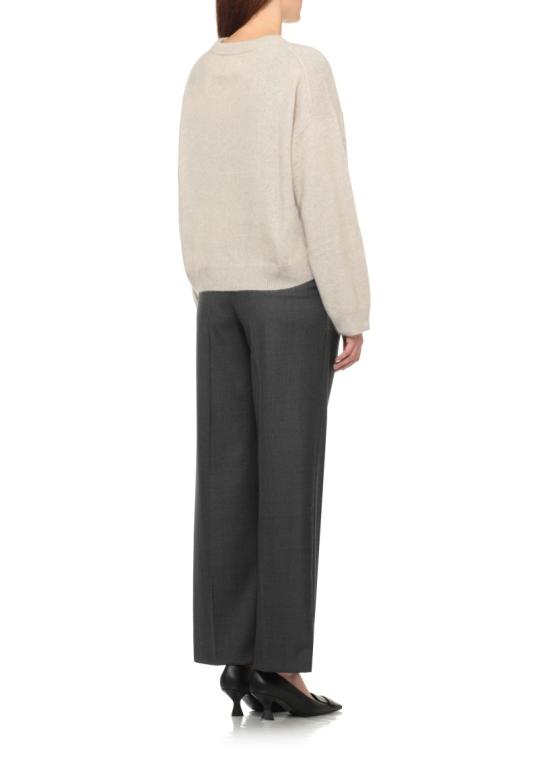 26FW 루루 드 세종 니트웨어 TRISTAN LDSSTONE MELANGE Grey - LOULOU DE SAISON