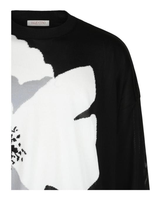 발렌티노 가라바니 니트웨어 4V0KC2 9TA21 YSW 01121 2X Black - VALENTINO GARAVANI