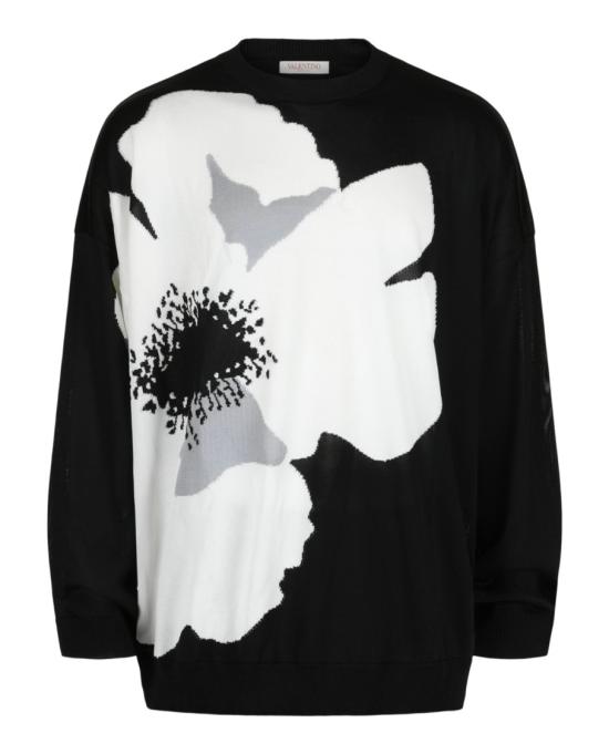  발렌티노 가라바니 니트웨어 4V0KC2 9TA21 YSW 01121 2X Black