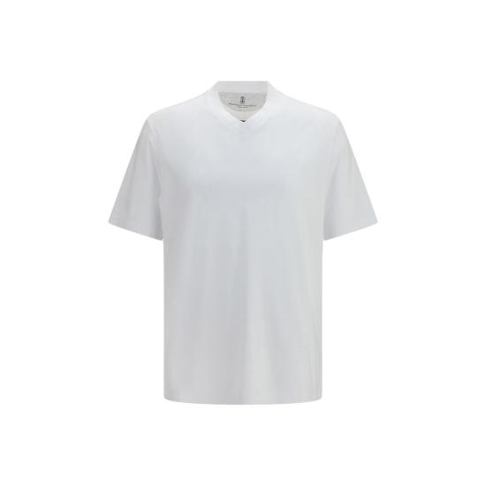 26FW 브루넬로 쿠치넬리 탑 BRM0B131344C6159BB WHITE