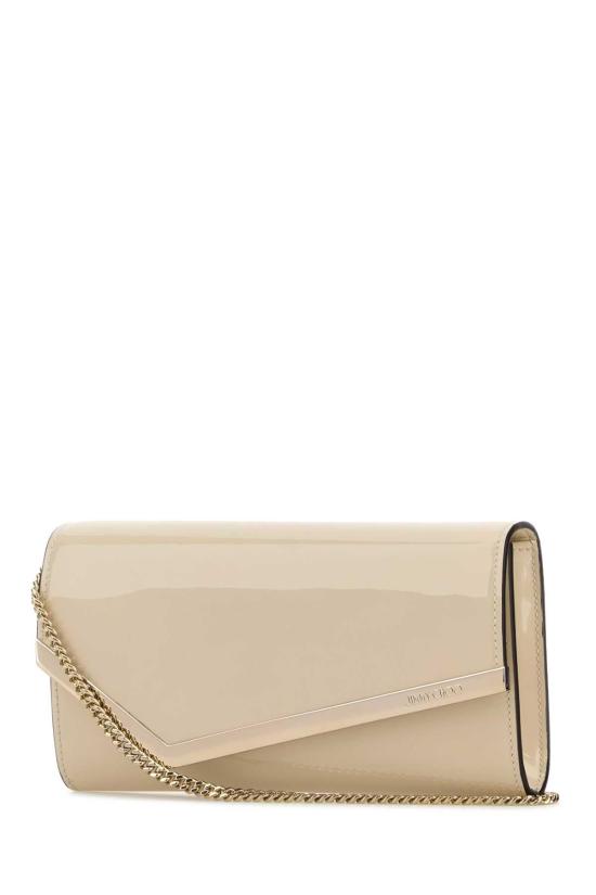 26FW 지미추 클러치/파우치 EMMIEPAT LATTELIGHTGOLD BEIGE - JIMMY CHOO