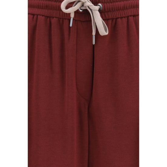 26FW 브루넬로 쿠치넬리 트레이닝/조거 팬츠 BRMP828SM689C9813BB BORDEAUX - BRUNELLO CUCINELLI