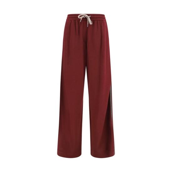 26FW 브루넬로 쿠치넬리 트레이닝/조거 팬츠 BRMP828SM689C9813BB BORDEAUX