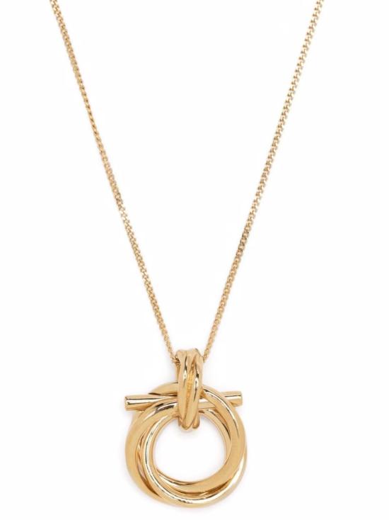 26FW 살바토레 페라가모 목걸이/팬던트 FE345293BM GOLD - SALVATORE FERRAGAMO