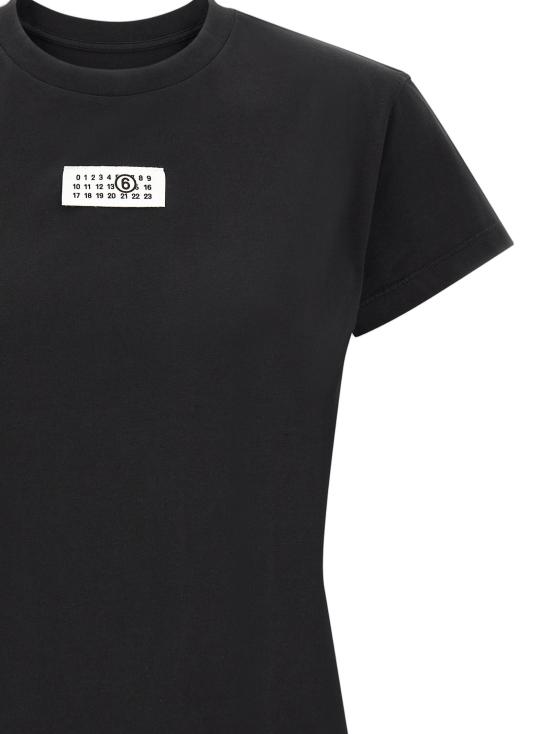 26FW MM6 메종마르지엘라 폴로 티셔츠 MM338280BM BLACK - MM6 MAISON MARGIELA