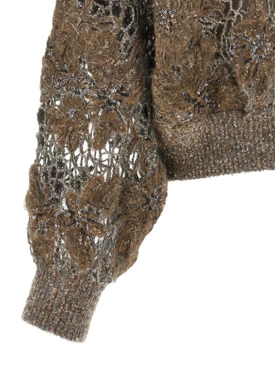  브루넬로 쿠치넬리 스웨터 LDMLRR18800C9176 TAUPE - BRUNELLO CUCINELLI
