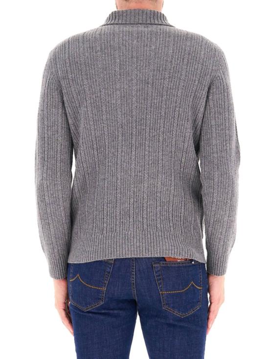 26FW 발렌타인 니트웨어 B2W261 7W030 Grey - BALLANTYNE