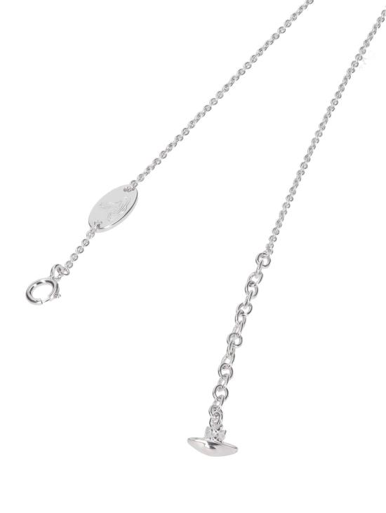 26FW 비비안웨스트우드 주얼리 6302039G 01P346 SM PLATINUM WHITE CLEAR CZ DOM - VIVIENNE WESTWOOD