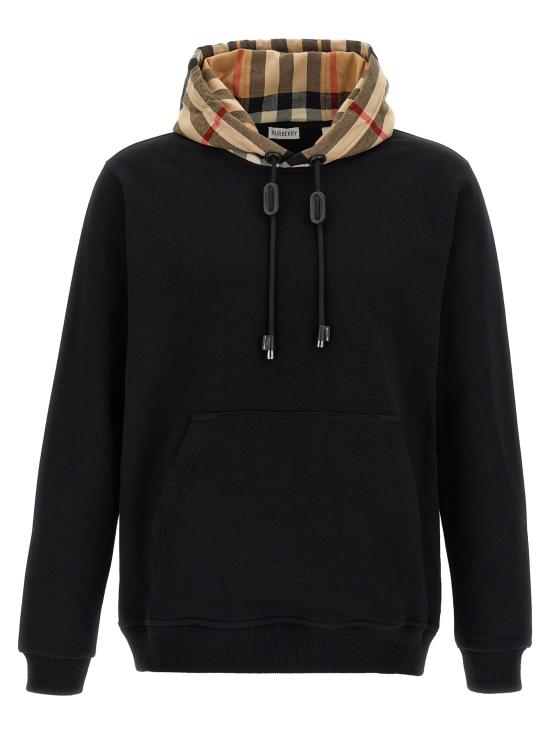 26FW 버버리 후드 티셔츠 BU253235BM BLACK