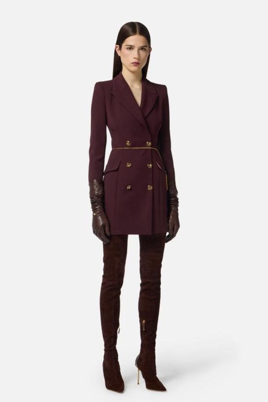 25FW 엘리자베타프랜치 원피스 AB89657E2EA444 Burgundy - ELISABETTA FRANCHI