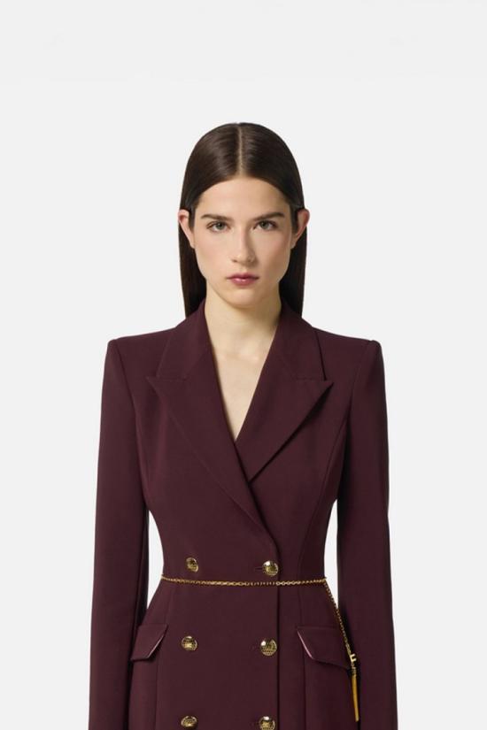 25FW 엘리자베타프랜치 원피스 AB89657E2EA444 Burgundy - ELISABETTA FRANCHI