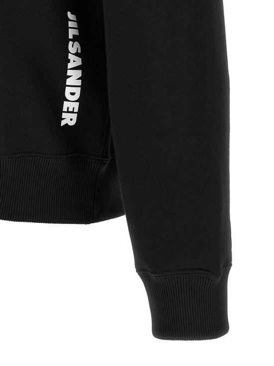 26FW 질샌더 후드 티셔츠 JI338629BM BLACK - JIL SANDER