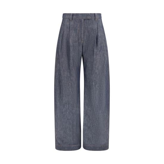 26FW 브루넬로 쿠치넬리 팬츠 BRMB148P4022C001BB BLUE