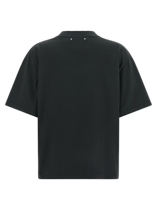 26FW 골든구스 폴로 티셔츠 GO338163BM BLACK - GOLDEN GOOSE