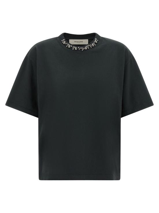 26FW 골든구스 폴로 티셔츠 GO338163BM BLACK