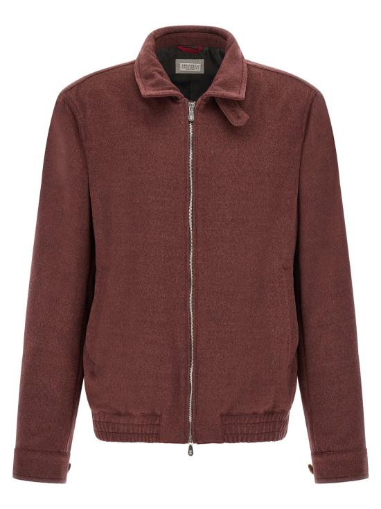  브루넬로 쿠치넬리 자켓 LDMV4676379C017 BURGUNDY