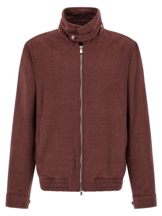  브루넬로 쿠치넬리 자켓 LDMV4676379C017 BURGUNDY - BRUNELLO CUCINELLI