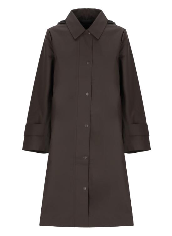26FW 레인스 코트 RA21520NARA W LONG JACKETBARK Black