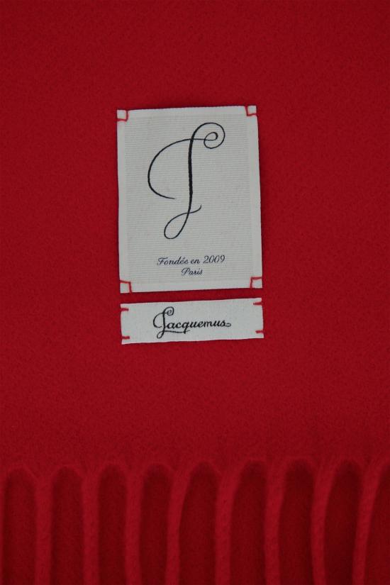 26FW 자크뮈스 머플러/스카프 ACU00880AK00361 470 RED - JACQUEMUS