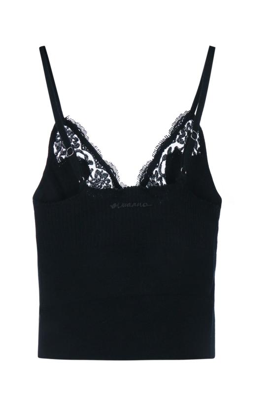 26FW 에르마노 피렌제 민소매 티셔츠 D49EL002EA8 MF099 BLACK - ERMANNO FIRENZE