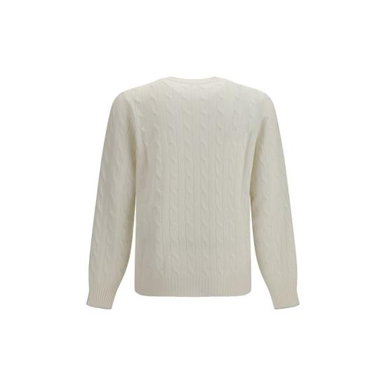 26FW 브루넬로 쿠치넬리 스웨터 BRM22707200CO312BB WHITE - BRUNELLO CUCINELLI