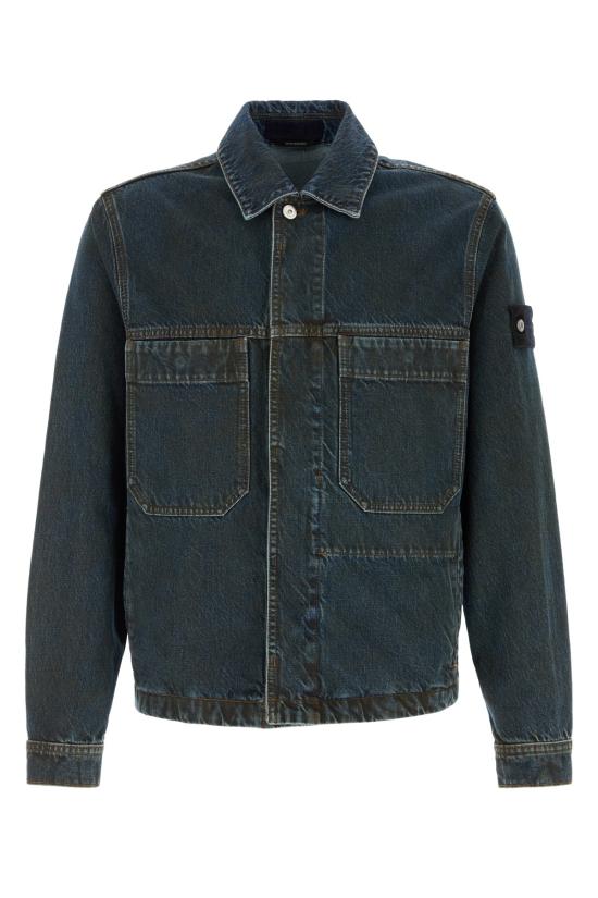 26FW 스톤 아일랜드 블루 린스 버튼 디테일 코치 재킷 L2S144100006S0J40 VJ229 BLACK